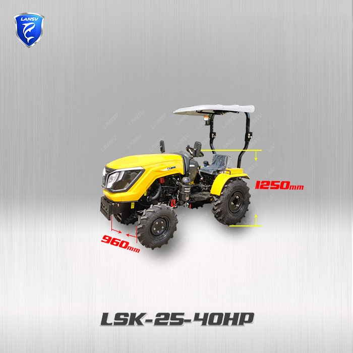 Lansu Four Wheels 30HP Hot Sell High Quality Farm Tractors for Agriculture Used Tractors Mini 4x4 4x4 Mini Tractor